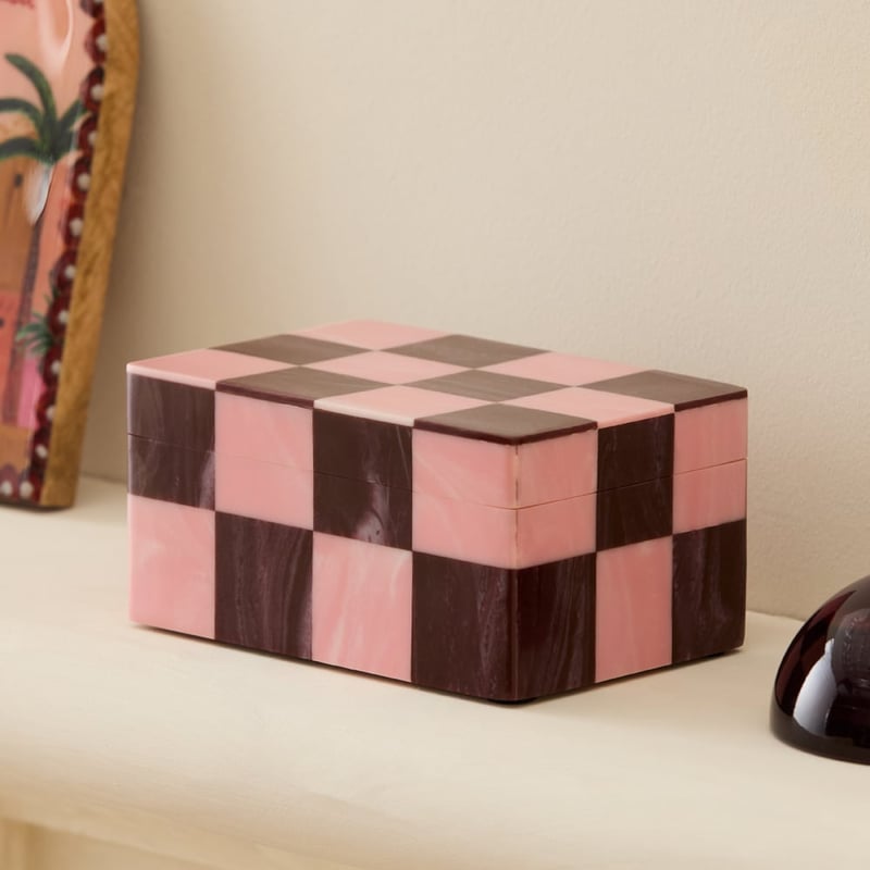 Seraphina Rose & Burgundy Trinket Box