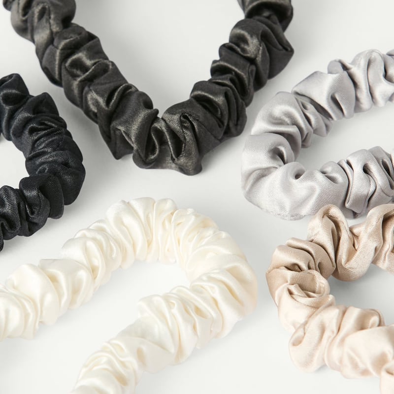 Pure Silk Neutral Hair Ties