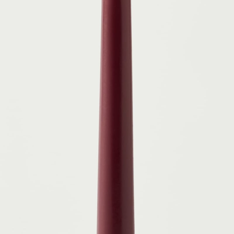 Aluma Burgundy Taper Candles Pack of 3