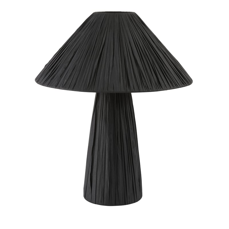 Paper Raffia Black Table Light