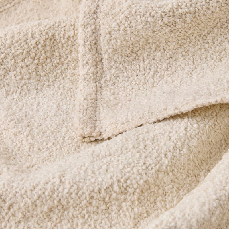 Natural Boucle Throw