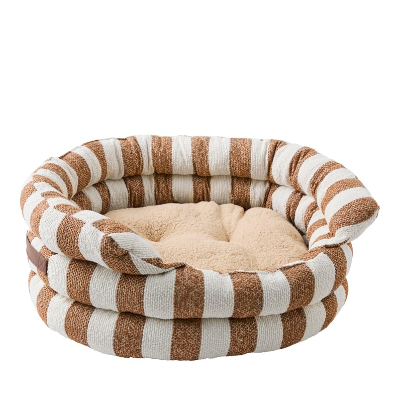 Ziggy Cali Terracotta Stripe Pet Bed