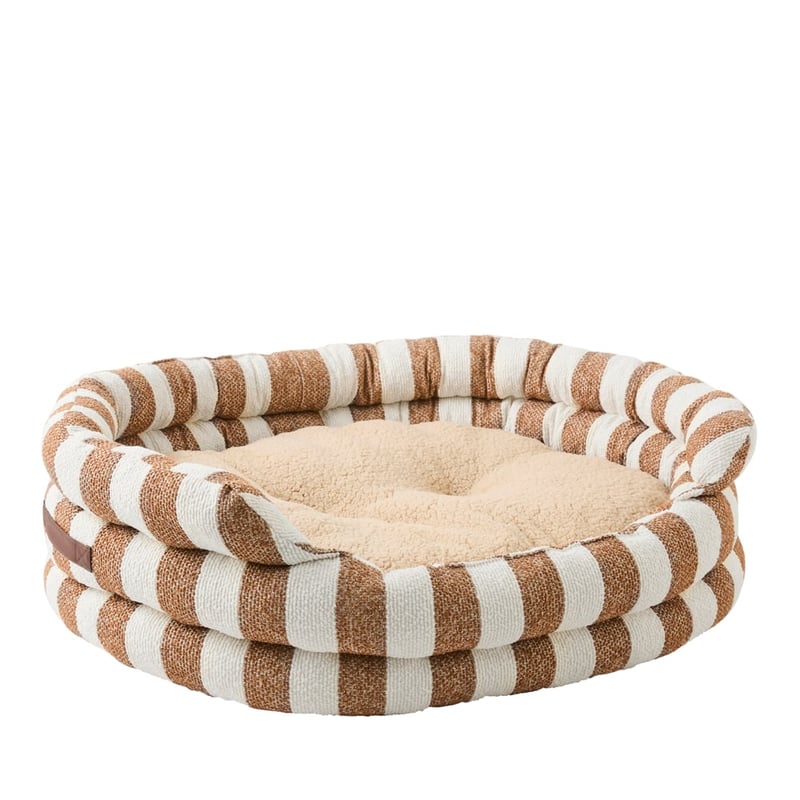 Ziggy Cali Terracotta Stripe Pet Bed