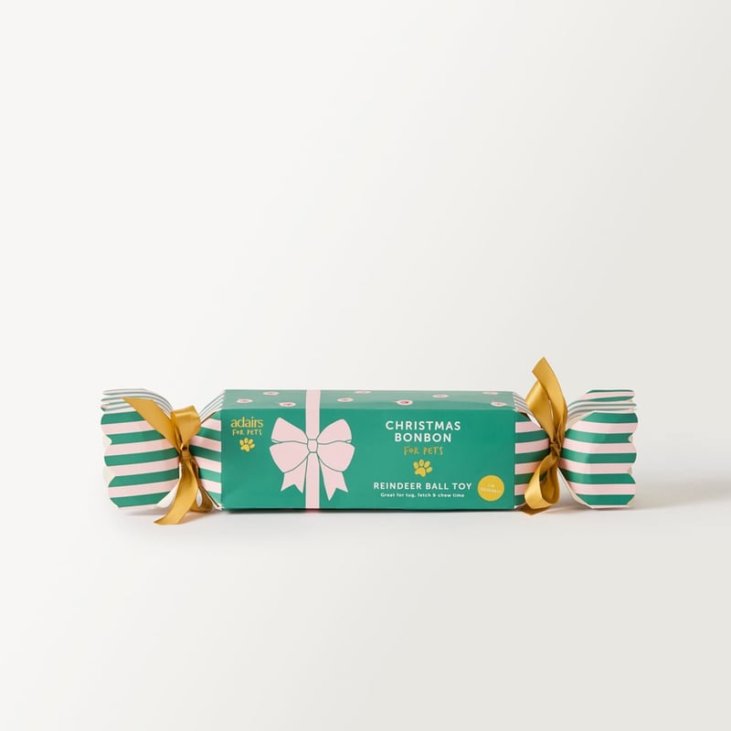 Festive Bon Bon Reindeer Pet Toy