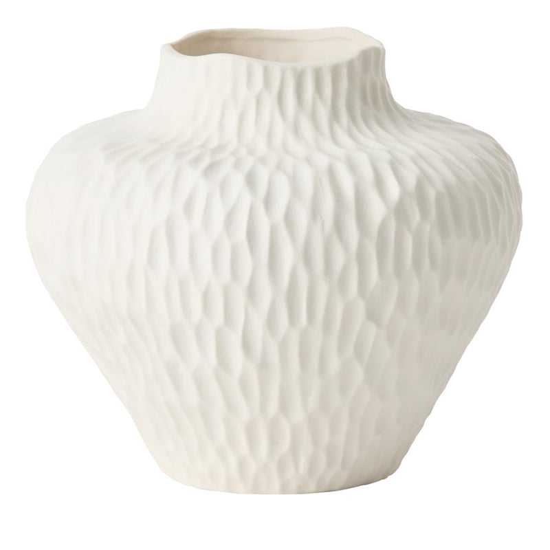 Drift White Round Vase