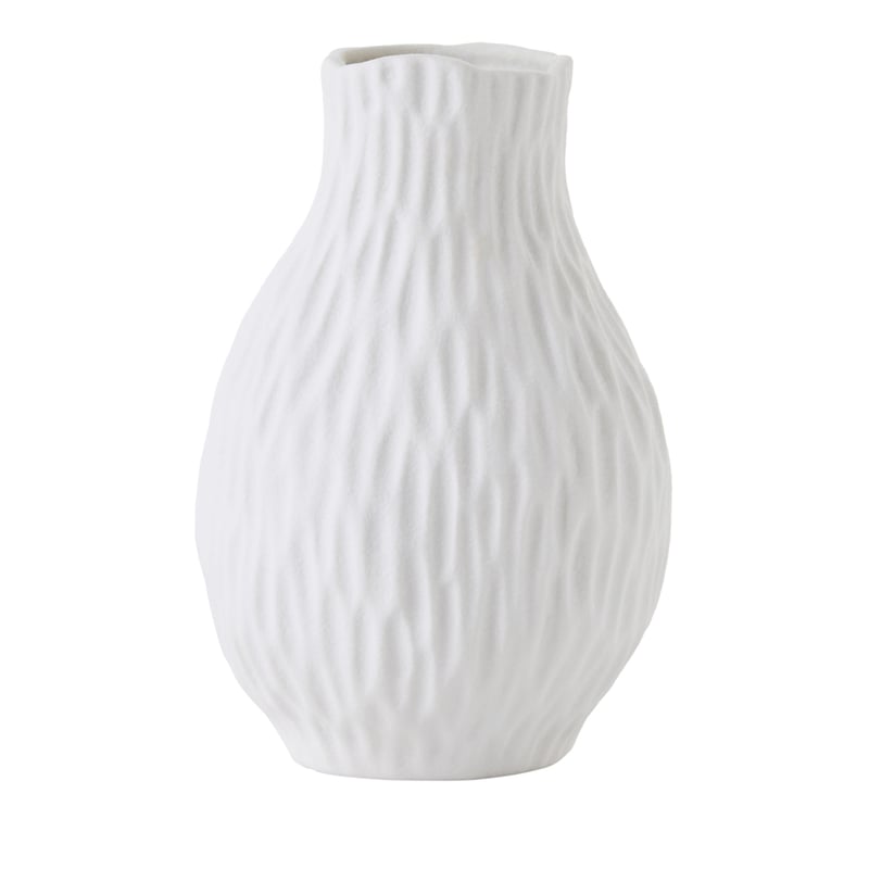 Drift White Short Vase