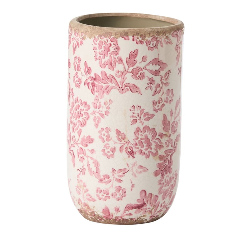 Provence Pink & White Vase
