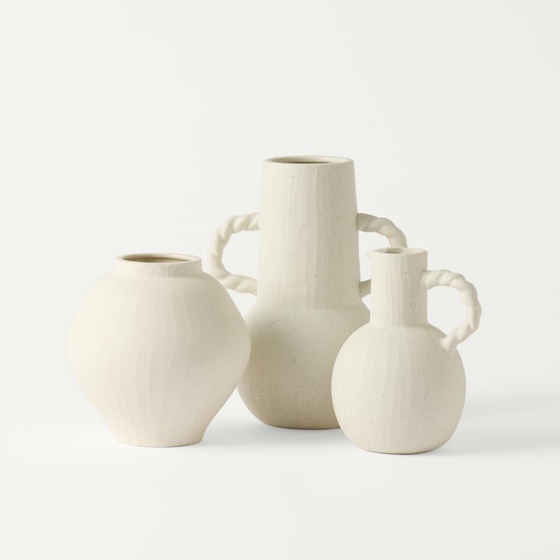 Paxos Off White Medium Vase