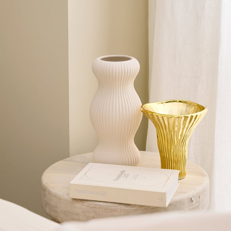 Alma Cream Tall Vase