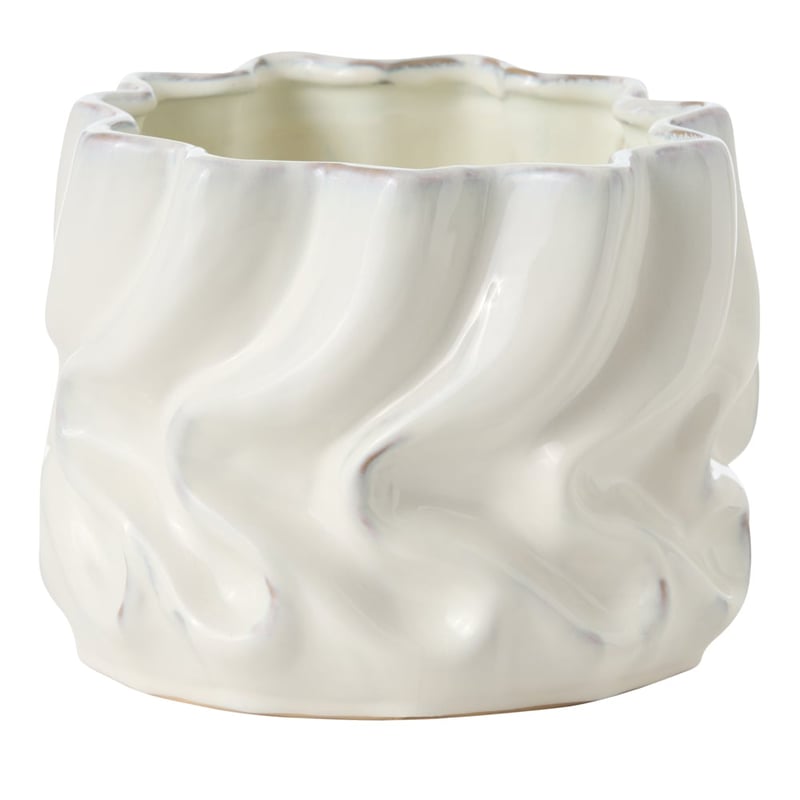 Swirl White Pot