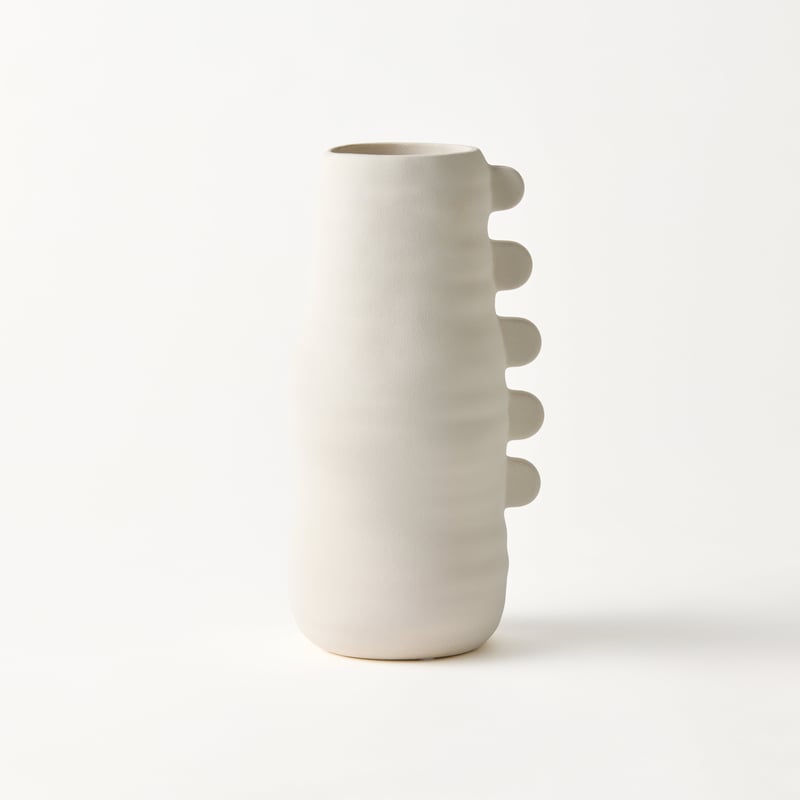 Inca Off White Vase