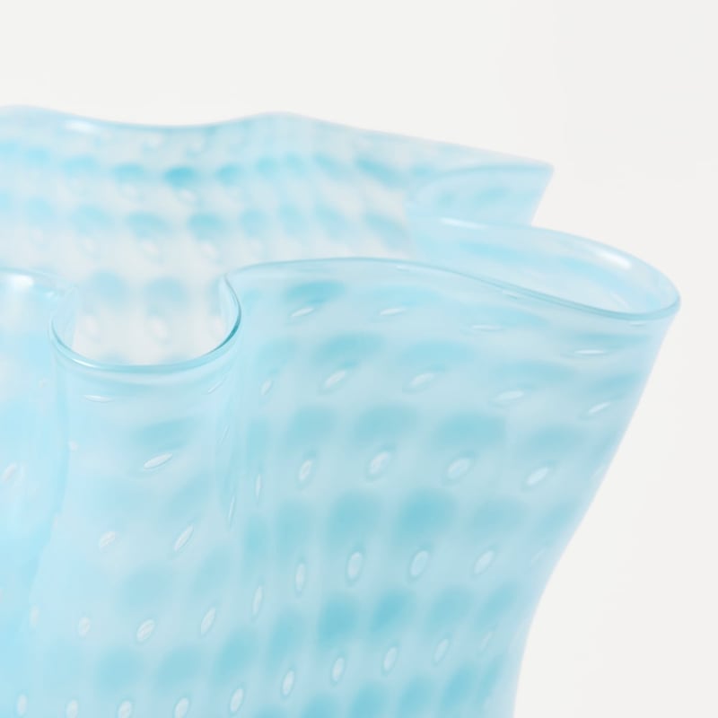 Pacific Blue Glass Vase