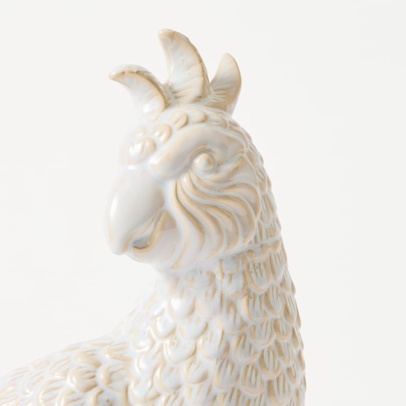 Cockatoo White Vase