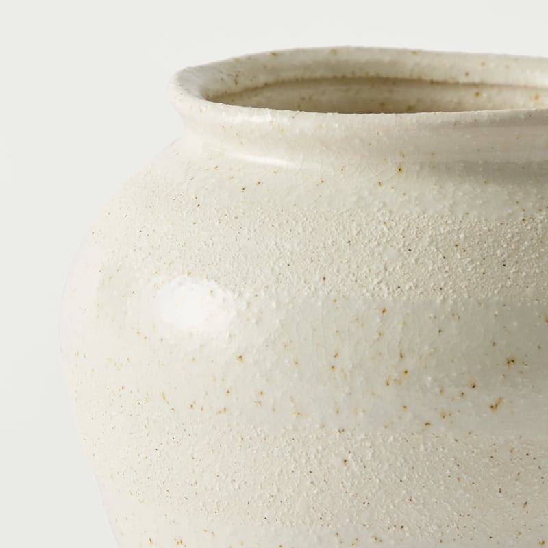 Santorini White Small Pot