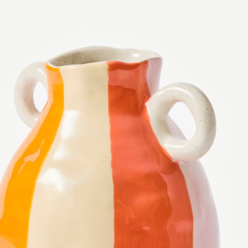 Tuscany Pink & Orange Vase