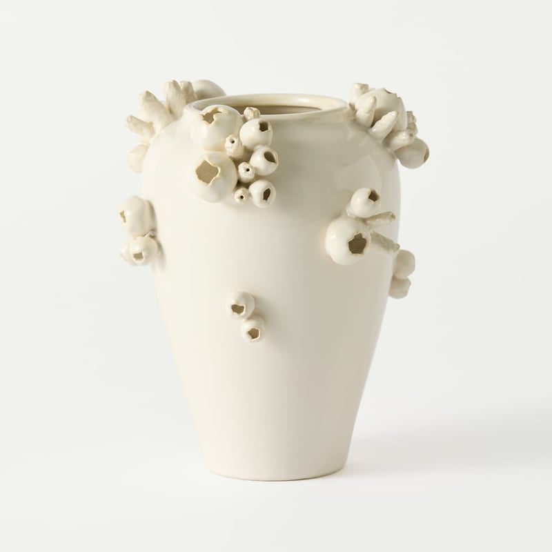 Seascape Cream Tall Vase
