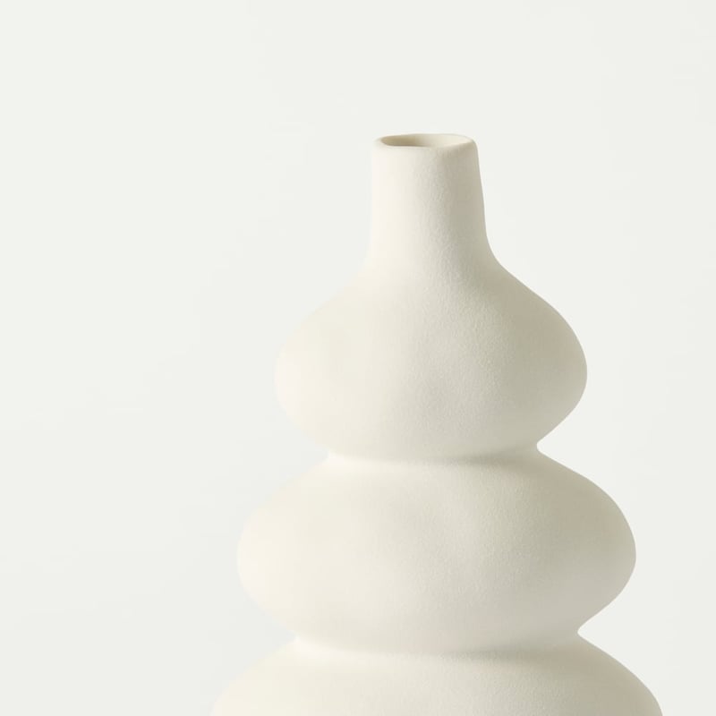 Verona Matte White Tall Vase