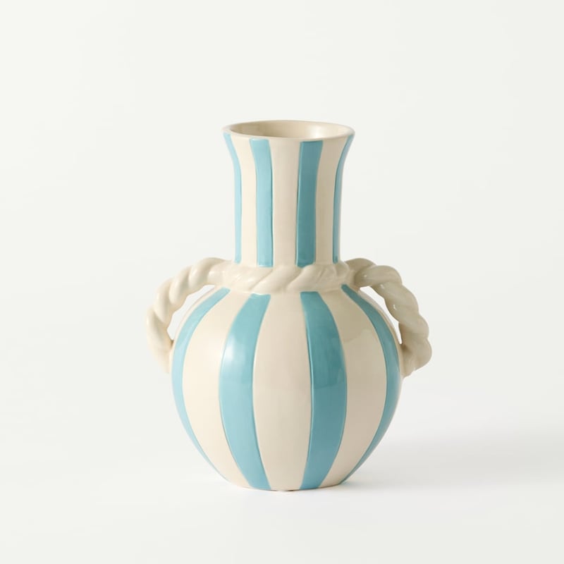 Sienna White & Blue Tall Vase 