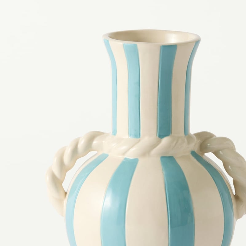 Sienna White & Blue Tall Vase 