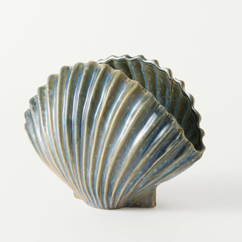 Clam Blue Vase