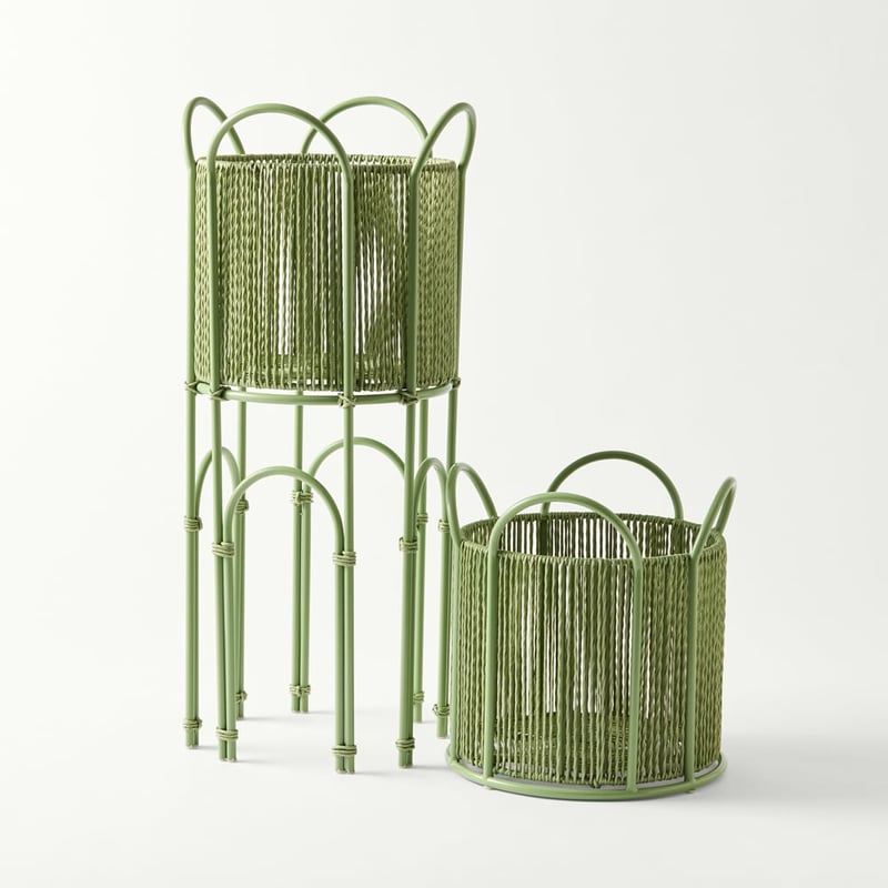 Fallon Green Plant Stand