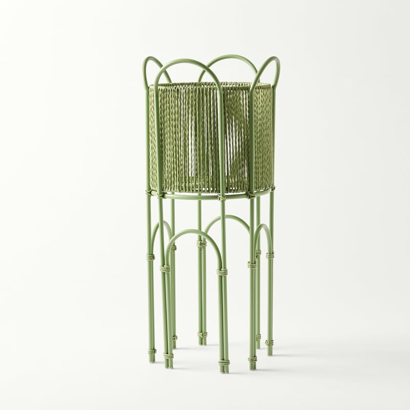 Fallon Green Plant Stand