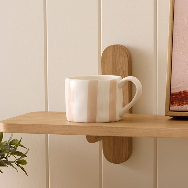 Stripe Dusty Pink Mug