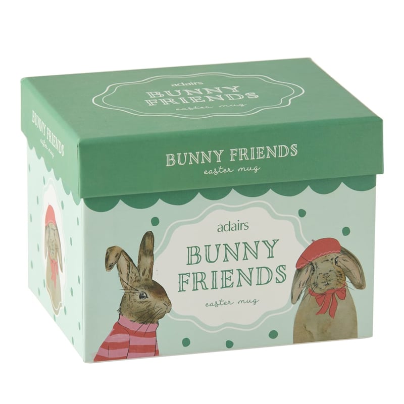 Bunny Friends Green Mug