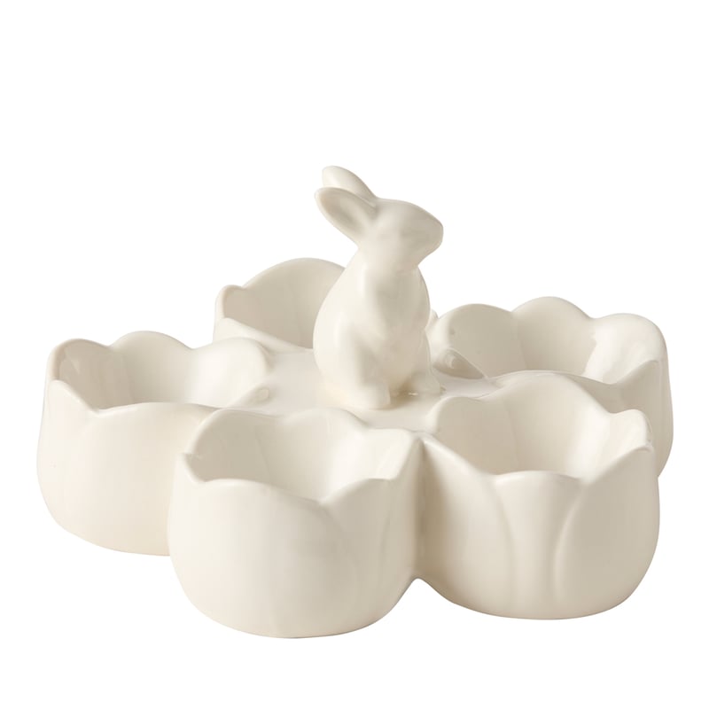 Rabbit White Egg Holder