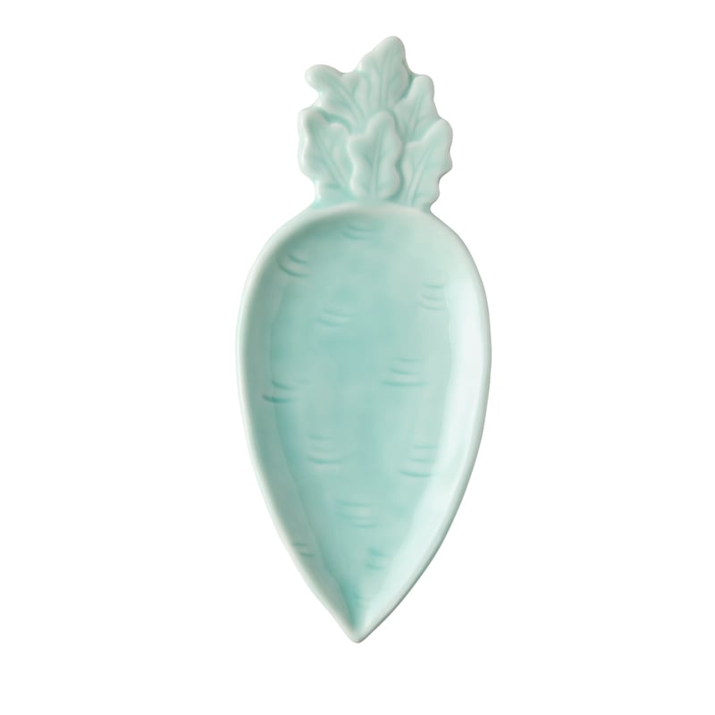 Carrot Mint Blue Plate	
