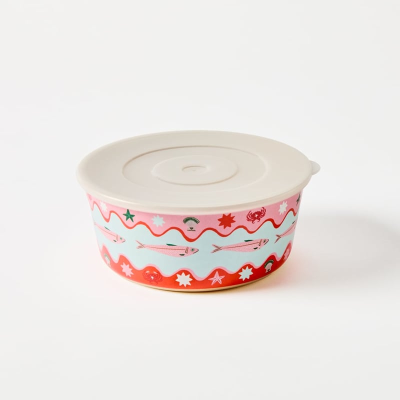 La Mer Coastal Lobster Melamine Containers Set of 3