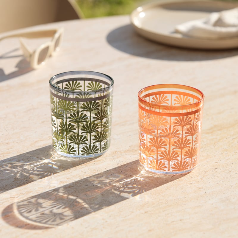 Natures Resort Fern Tumbler Pack of 2