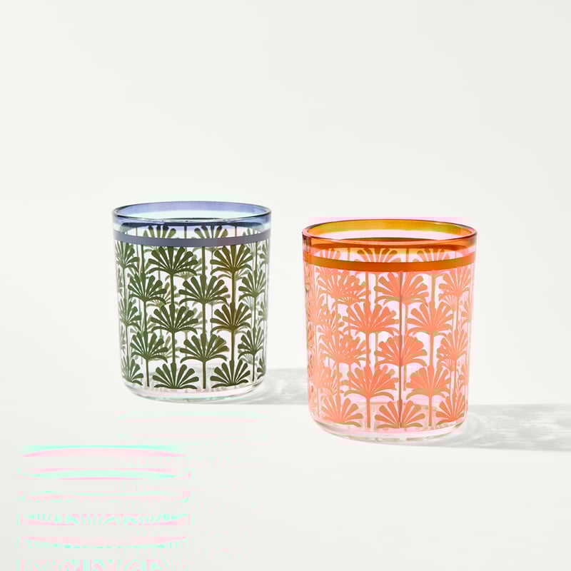 Natures Resort Fern Tumbler Pack of 2