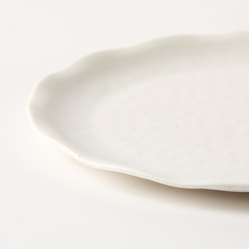Catalina Ivory Bamboo Dinner Plate Set of 4