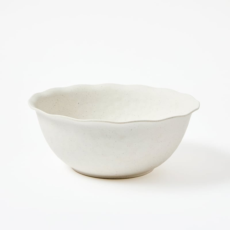 Catalina Ivory Bamboo Salad Bowl
