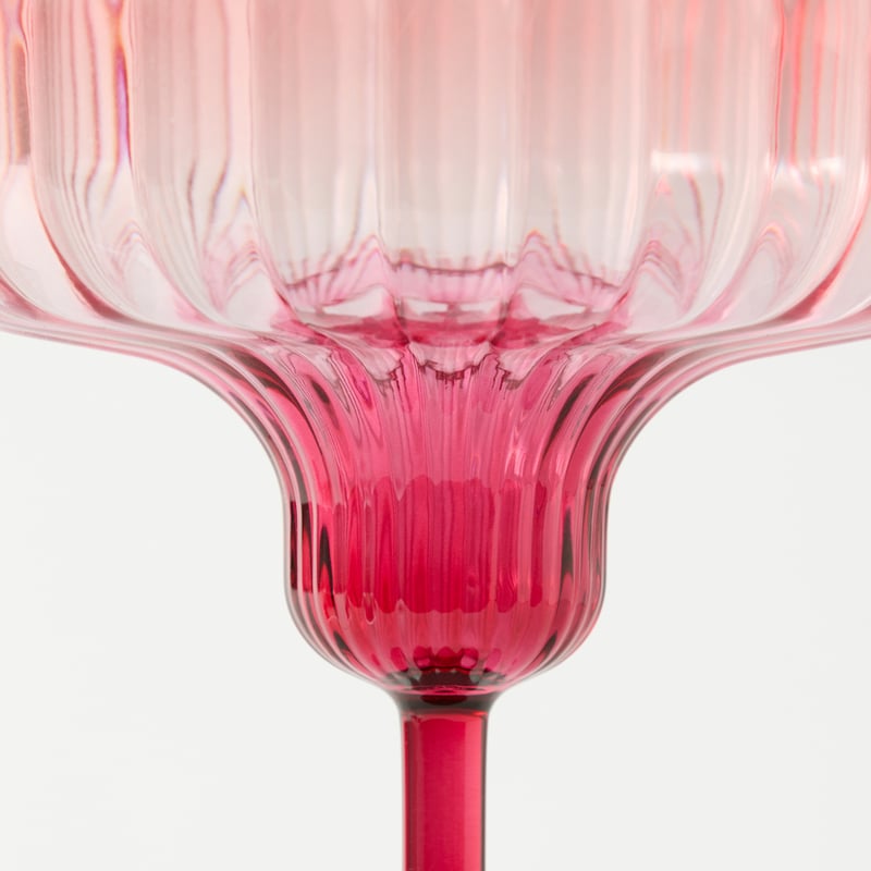 Positano Red & Pink Cocktail Glass