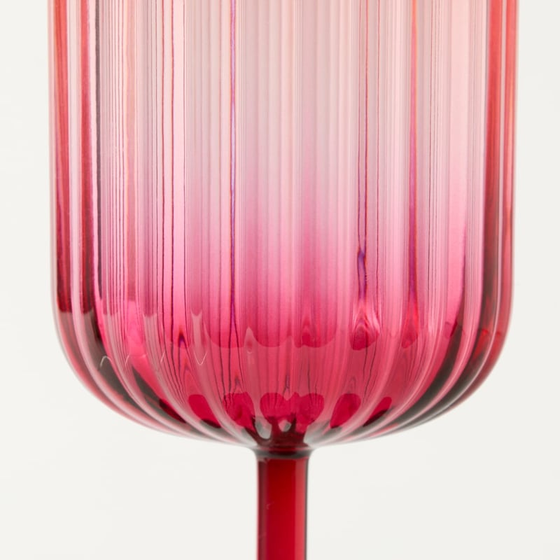 Positano Red & Pink Wine Drinkware