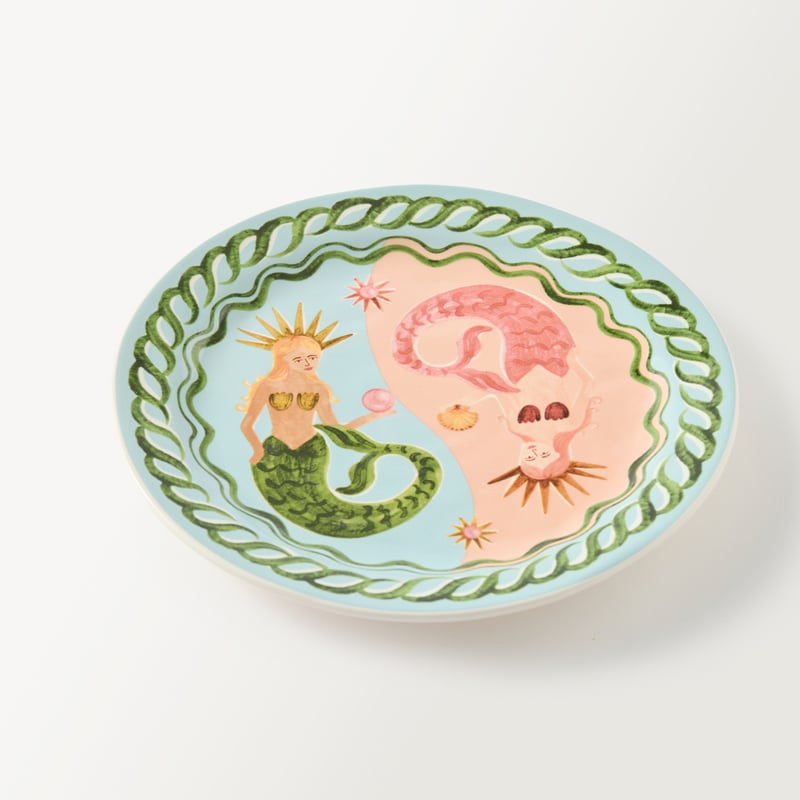 Buon Appetito Mermaid Ying & Yang Side Plate