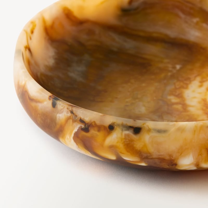 Milano Brown Resin Servingware