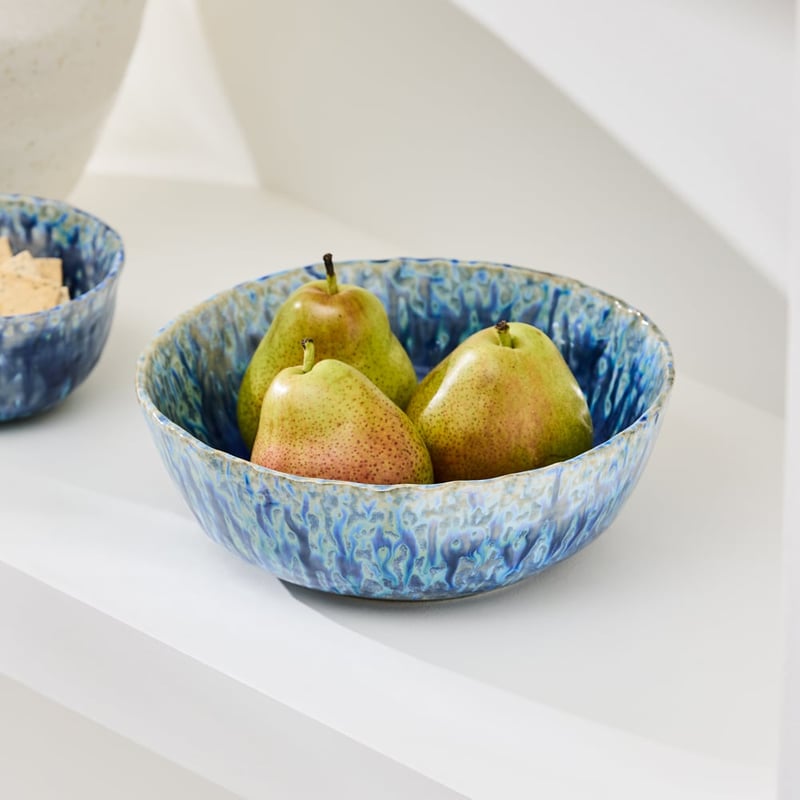 Marine Life Blue Bowl