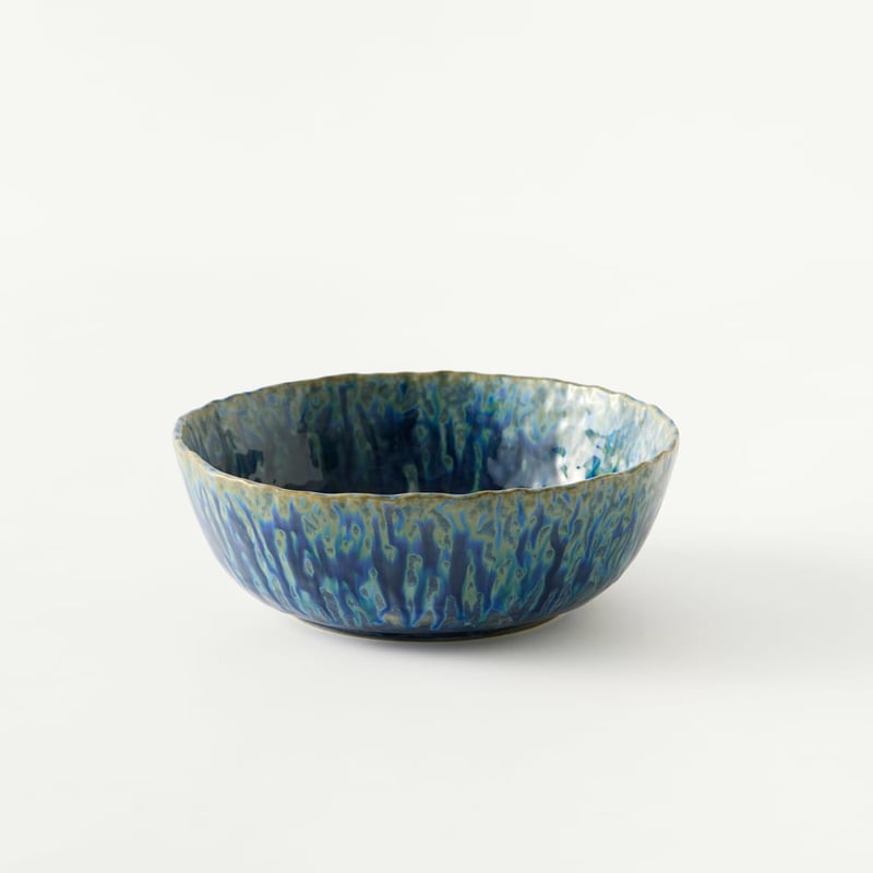 Marine Life Blue Bowl