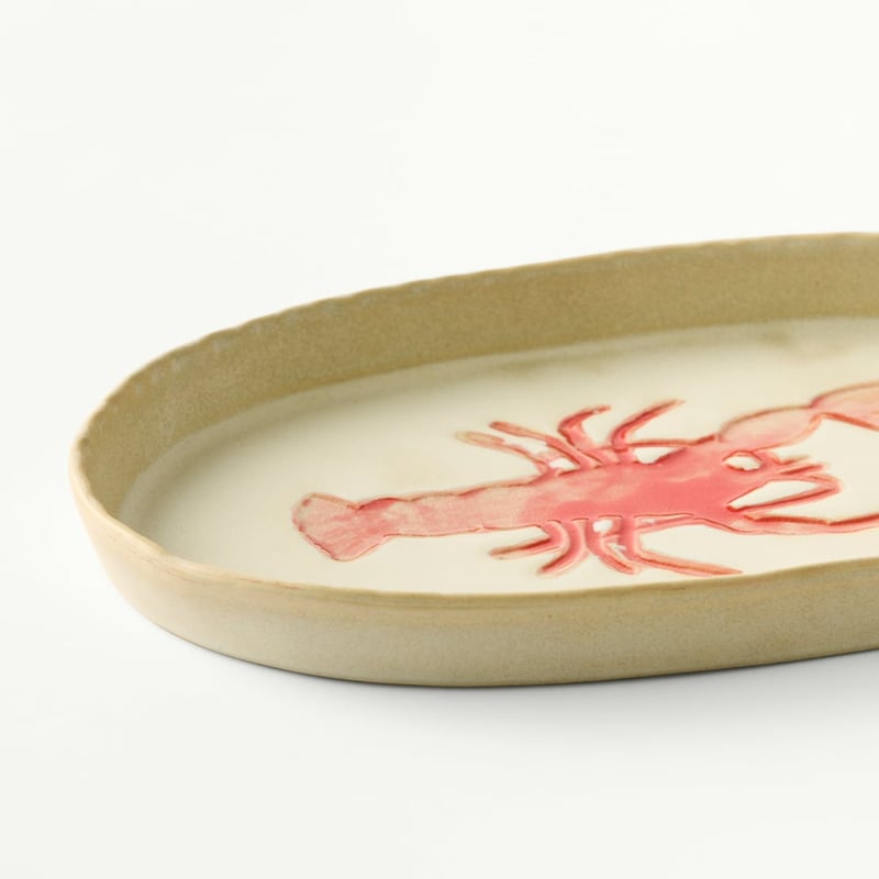 Marine Life Lobster Oval Platter