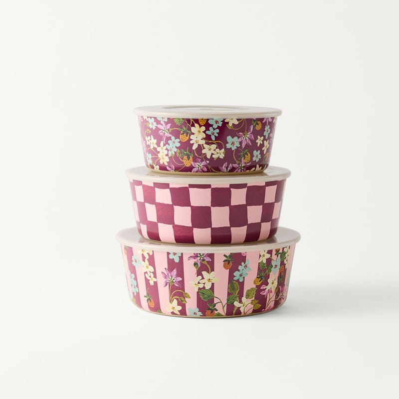 Camille Melamine Containers Set of 3