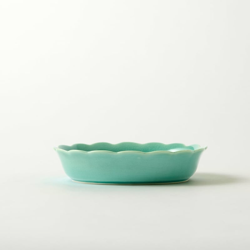 Fleur Dusty Jade Oval Serving Dish