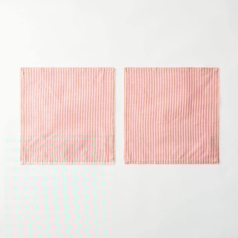 Seville Stripe Watermelon Napkins Pack of 2