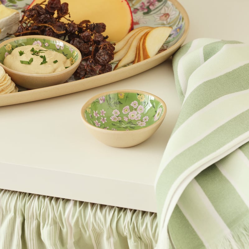 Garden House Green Floral Melamine Dip Bowl