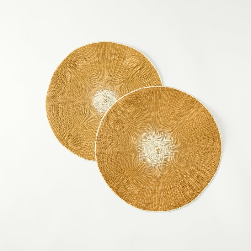 Orla Cream Woven Placemat Pack of 2