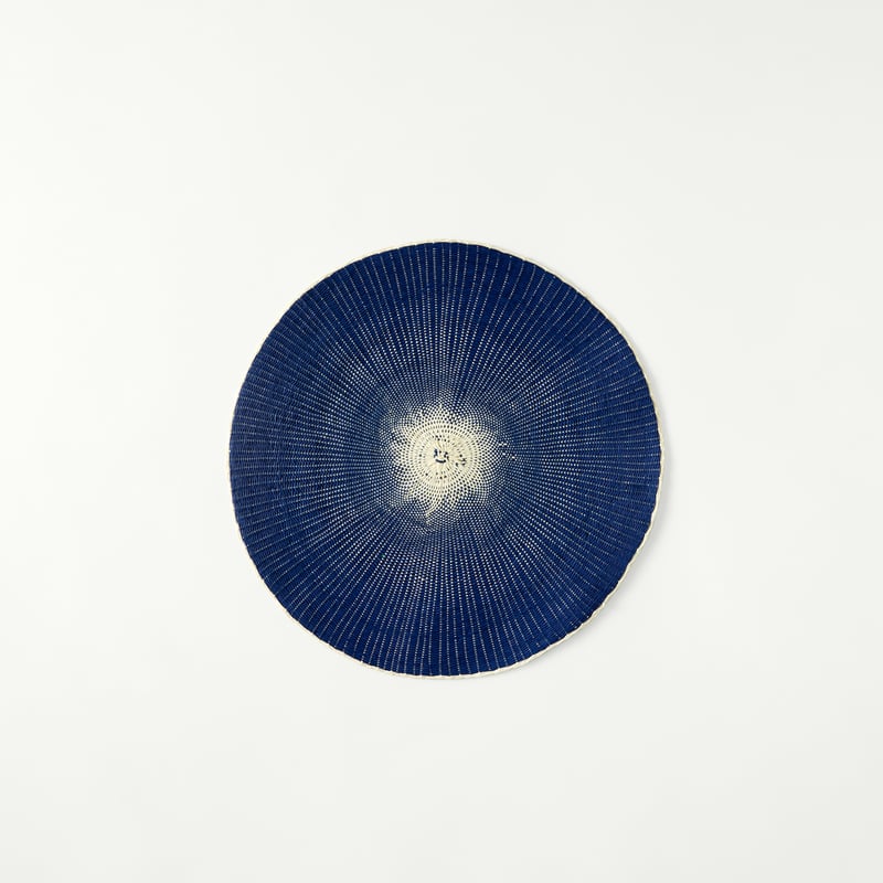 Orla Marine Blue Woven Placemat Pack of 2