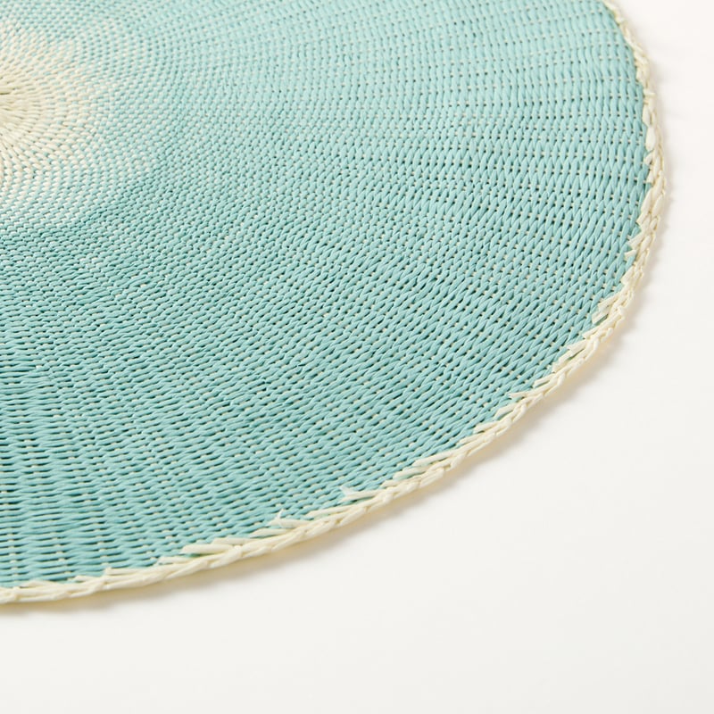 Orla Sea Blue Woven Placemat Pack of 2