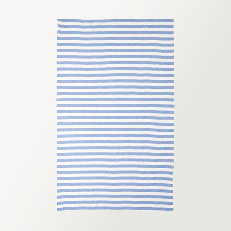 Ava Blue & White Stripe Tablecloth